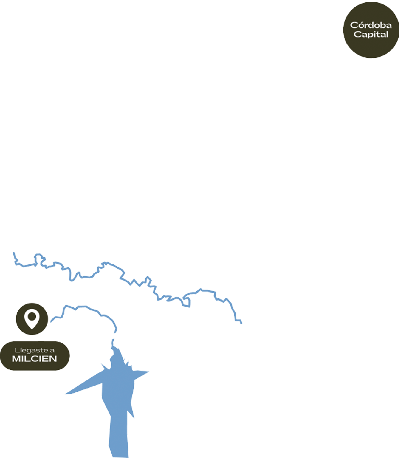 Mapa ilustrativo de ubicación de Milcien